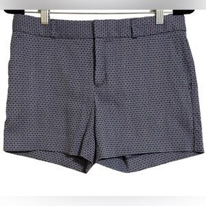 Banana Republic Shorts |Tailored Diamo Blue Shorts Color:Blue Size:4p
